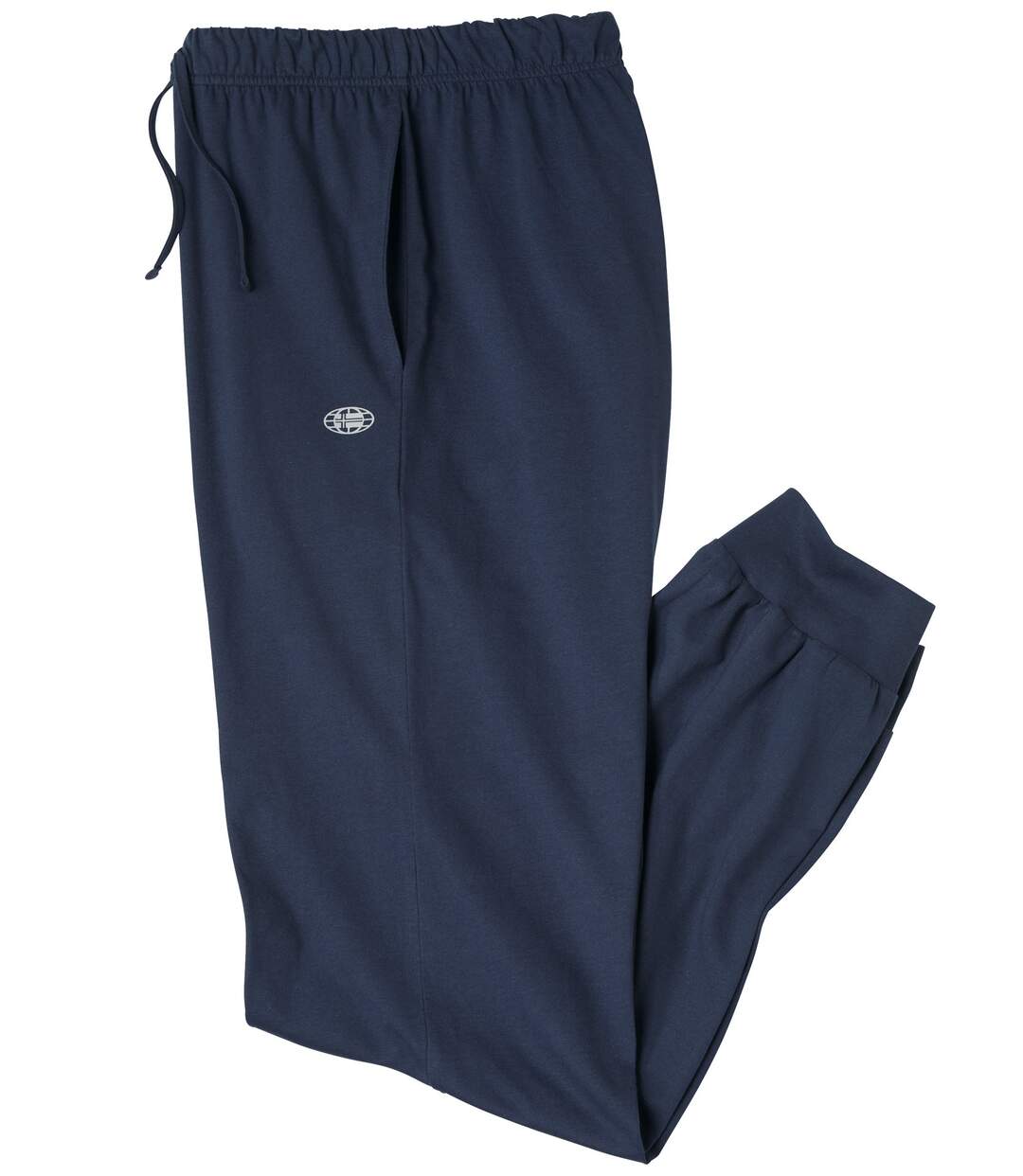 Men's Navy Jersey Loungewear Pants