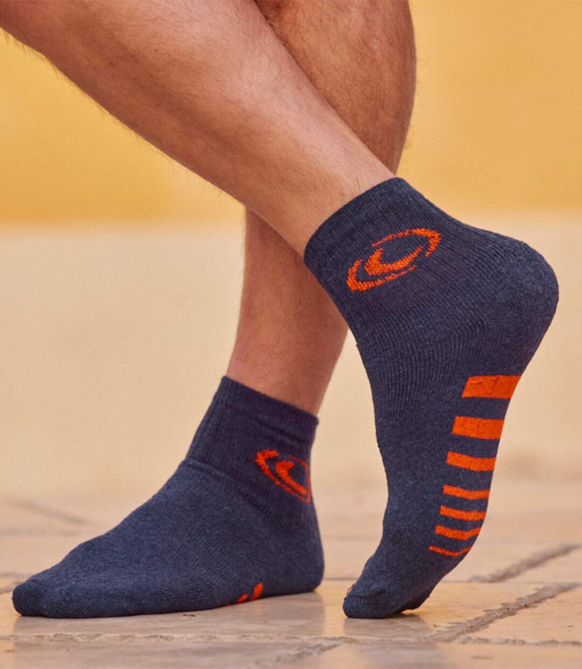 Sada 4 párov stredne vysokých ponožiek Sport Atlas For Men
