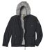 Le Blouson Microtech à Capuche et Fausse Fourrure Amovible-1