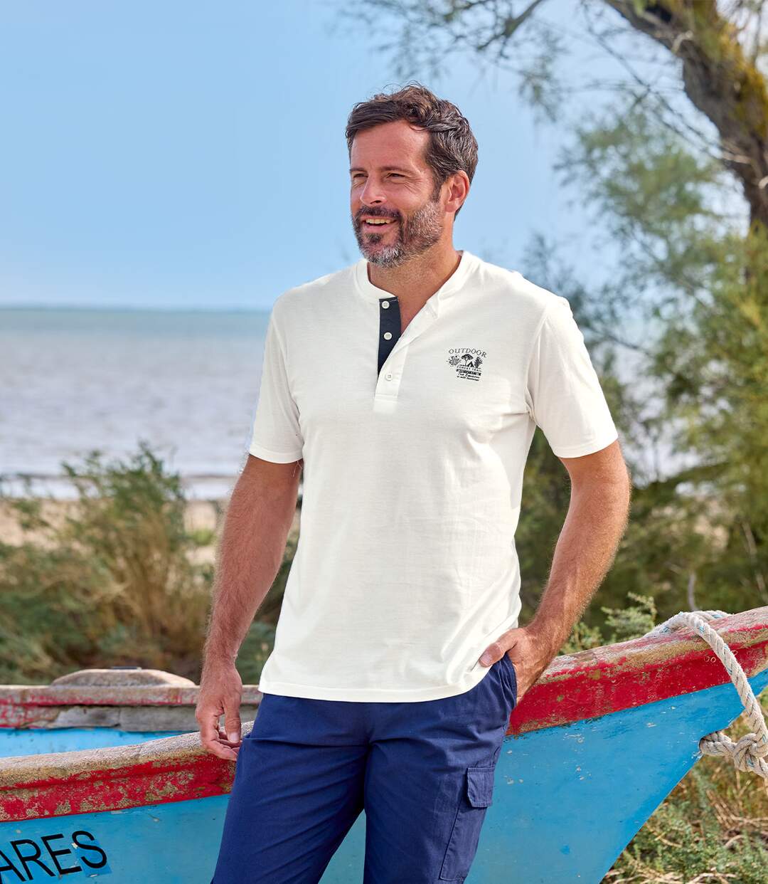 6er-Pack T-Shirts mit Henleykragen Outdoor-7