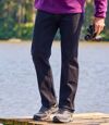 Denim sztreccs, fekete farmer Atlas For Men