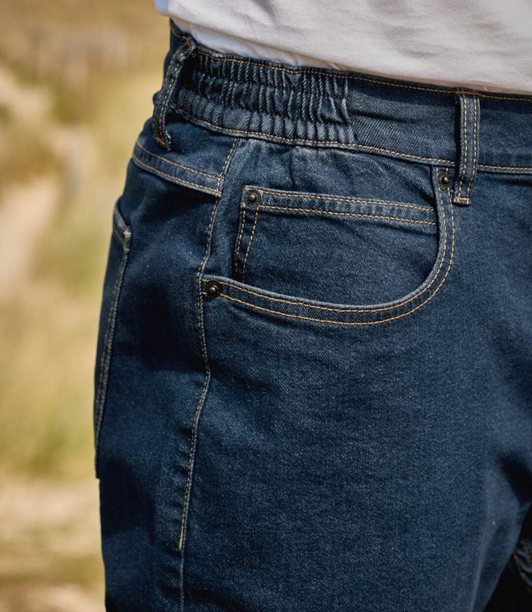 Jean Regular Stretch Confort Bleu-8