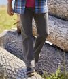 Men's Gray Stretch Comfort Jeans Atlas For Men