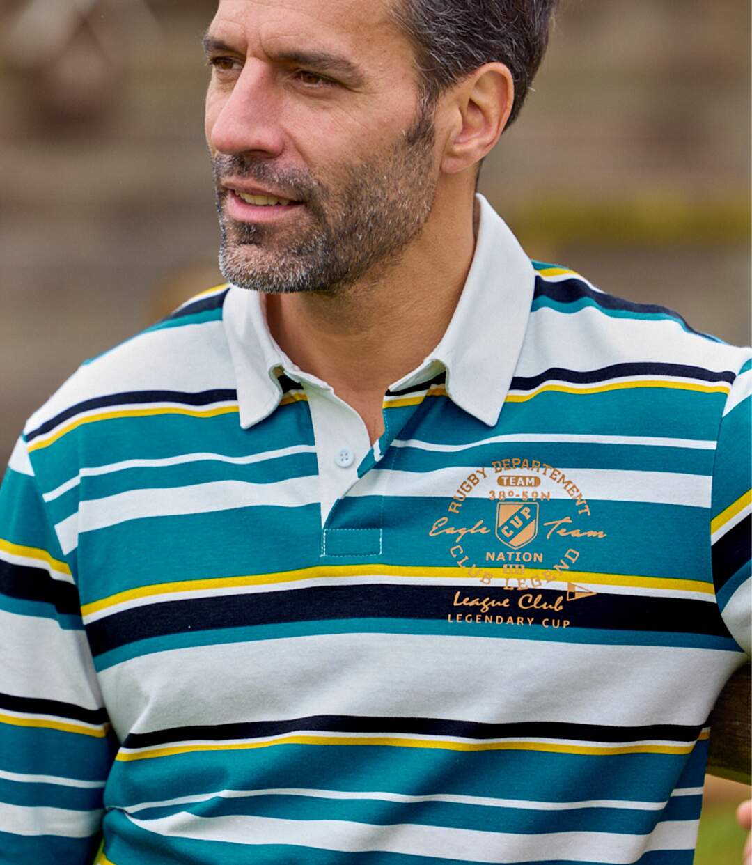 Polo Rugby Rayé Sportwear 