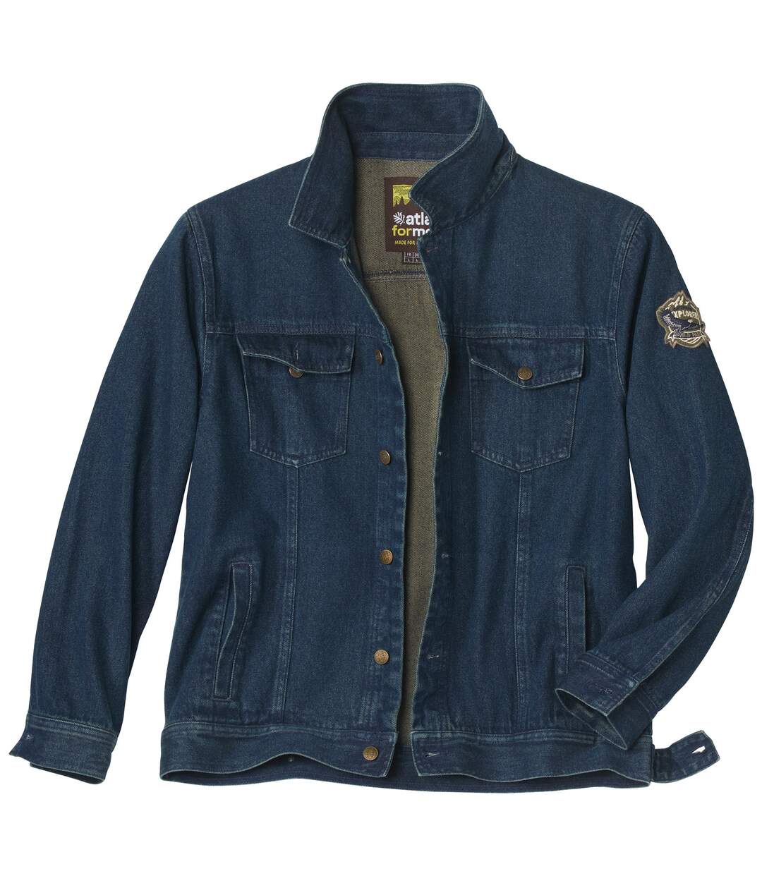 Men's Blue Denim Jacket-1