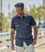 La Chemise Manches Courtes en Popeline-1