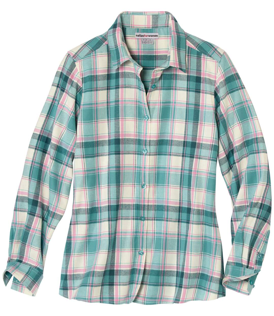 Chemise en flanelle à carreaux femme