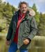 Men's Khaki High-Protection Winter Parka-3
