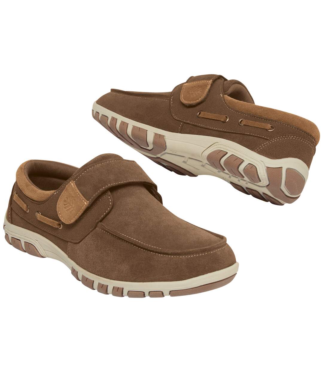 Mocassins Scratchés Style Bateau-1