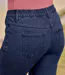 Women's Navy Stretchy Denim Jeggings-2