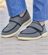 Mokassins Denim mit Klettlaschen Atlas For Men