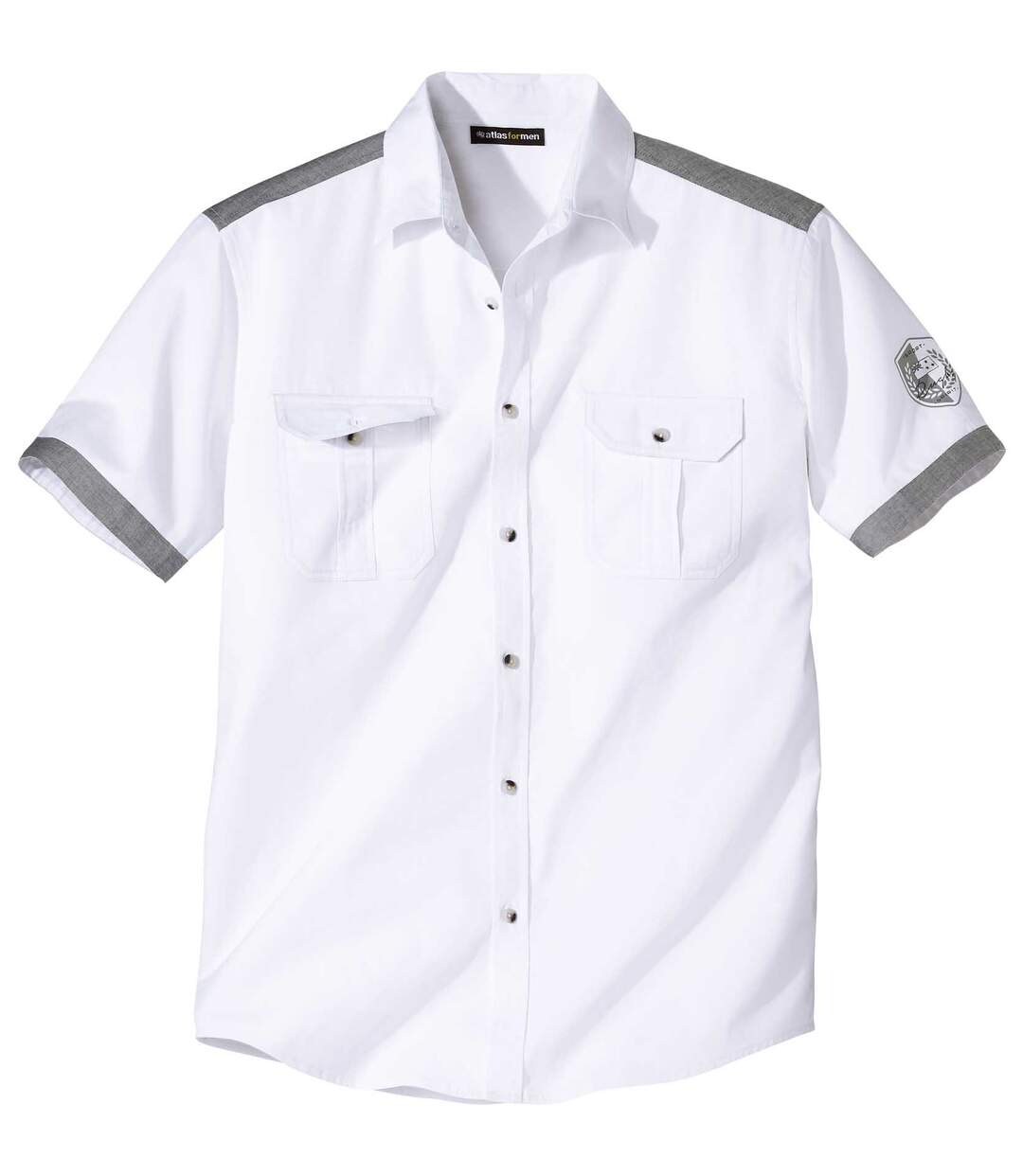 Biała koszula pilotka Ocean  Atlas For Men