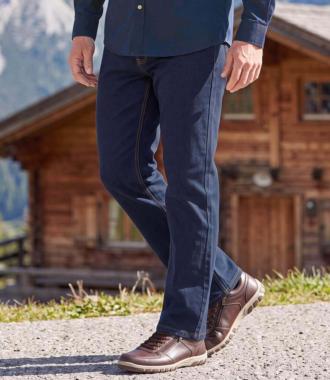 La Chemise Popeline Marine Country-5