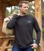 Pack of 5 Henley Neck T-Shirts