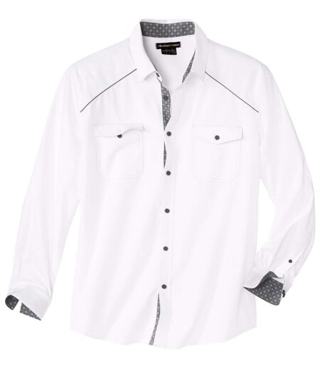 Men's White Poplin Shirt