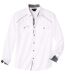 Men's White Poplin Shirt-3