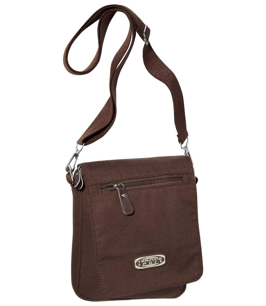 Men's Brown Canvas Holster Bag-1