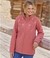 Fleecejacke mit Blumenstickereien Atlas For Men