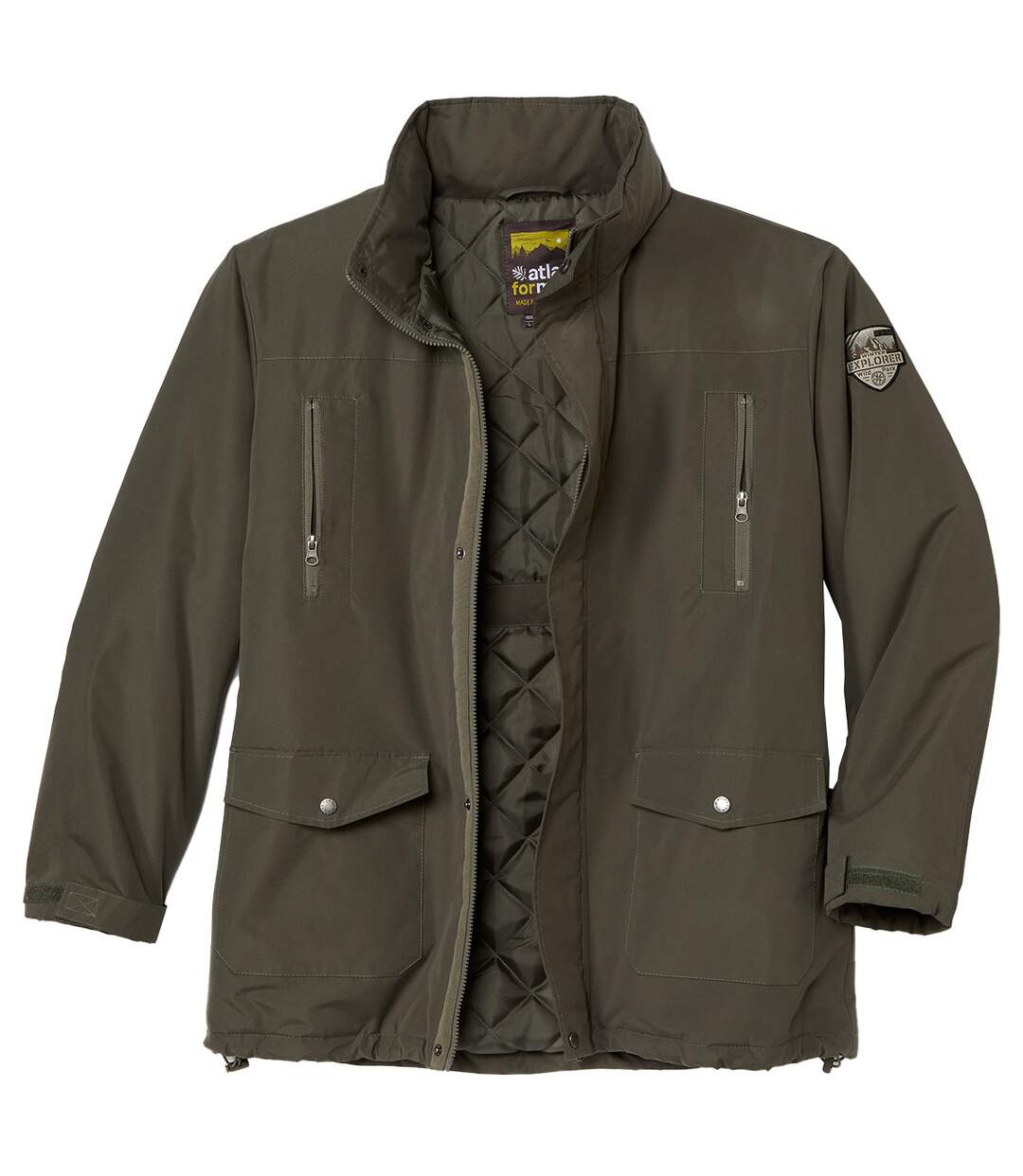 Wasserabweisender Parka mit Steppfutter-2