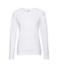 Sweat Manches Raglan Femme Blanc Fruit Of The Loom-1