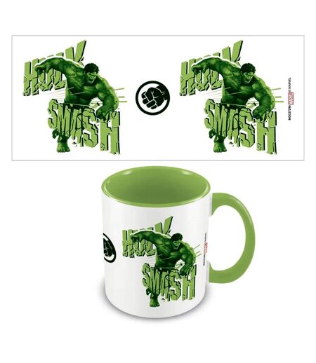 Hulk - Mug SMASH (Blanc / Vert fluo) (Taille unique) - UTPM4849