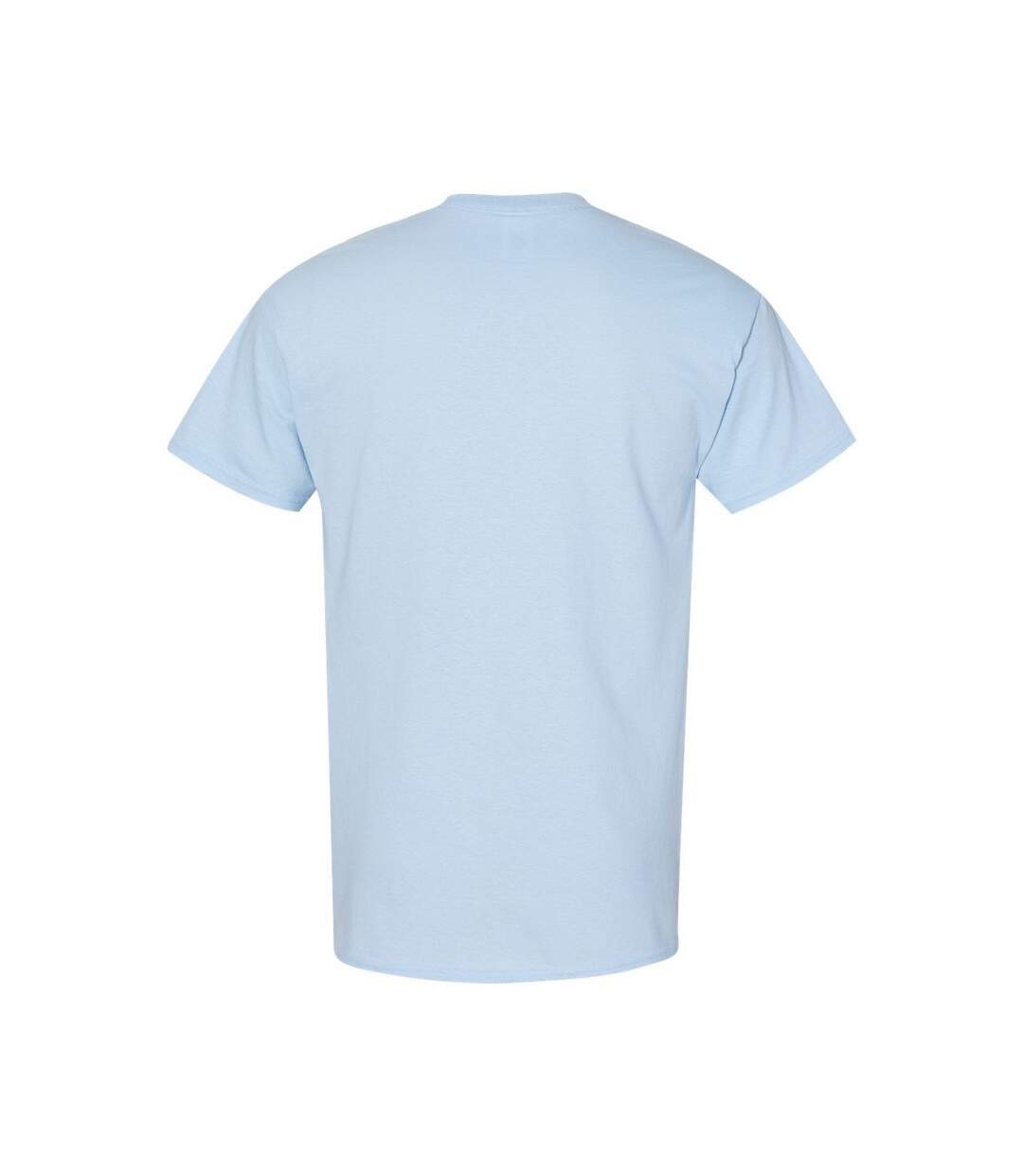 Mens Heavy Cotton T-shirt Light Blue Gildan-2