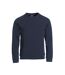 Sweat classic adulte bleu marine foncé Clique