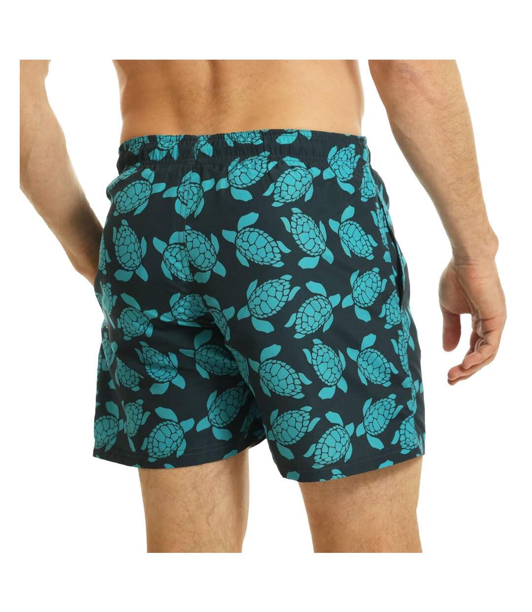 Short de bain homme bleu marine / turquoise vif RIPT Essentials-2