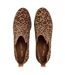 Womens/ladies Kallie Giraffe Print Suede Ankle Boots Brown Toms-4