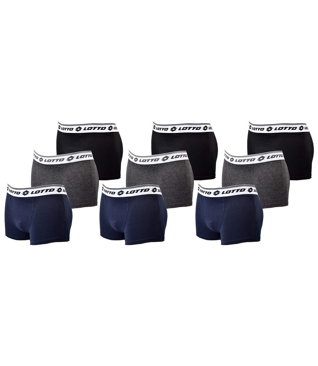 Boxer homme LOTTO Pack de 9 Boxers 0860-1