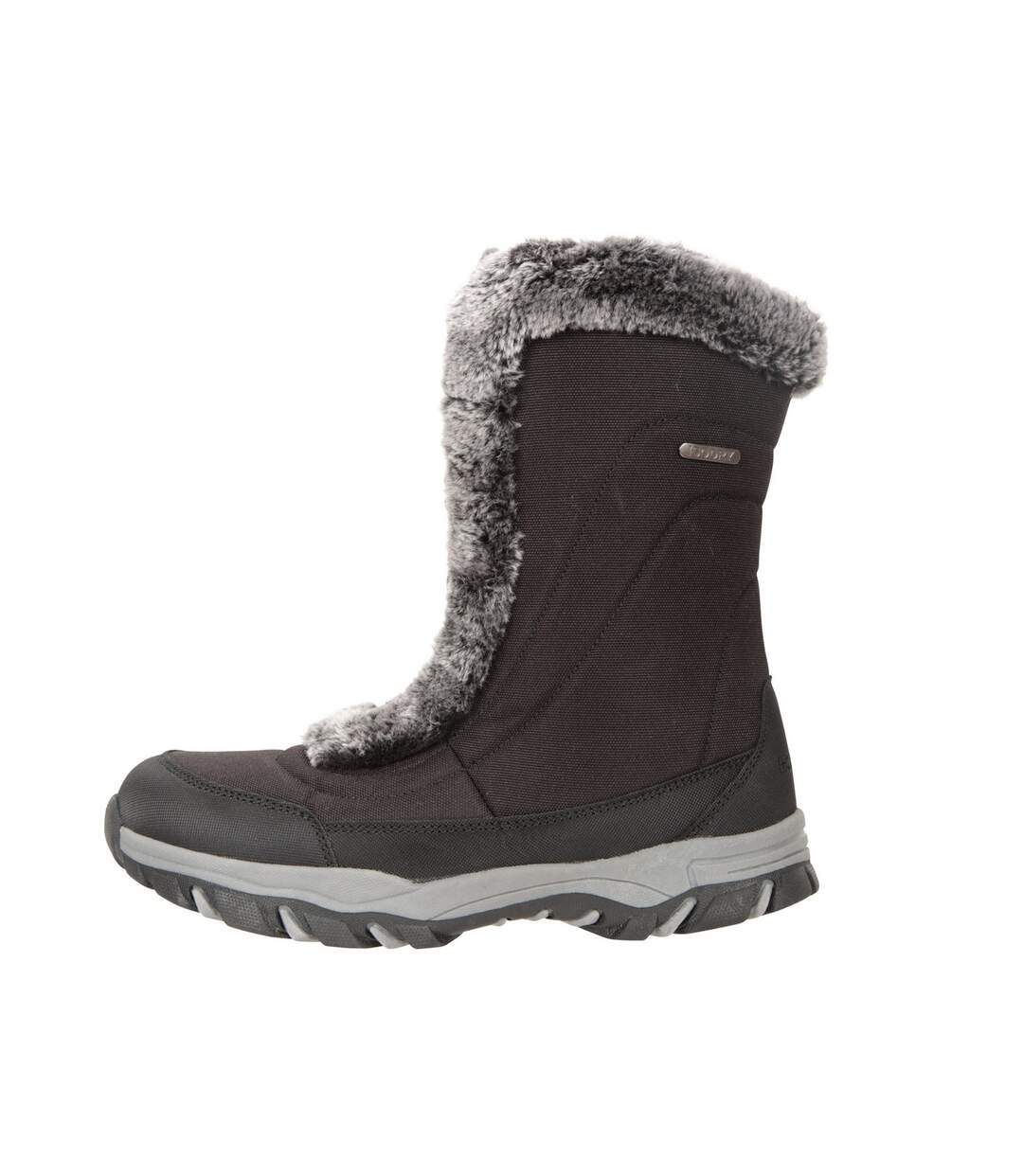 Womens/ladies Ohio Snow Boots Black Mountain Warehouse-3
