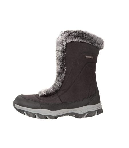 Womens/ladies Ohio Snow Boots Black Mountain Warehouse