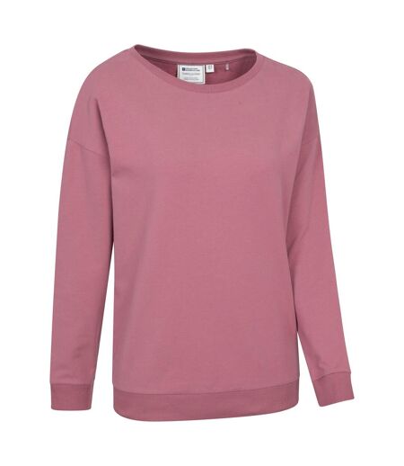Womens/ladies Pentle Lightweight Sweatshirt Pink Mountain Warehouse