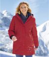 Rode ski-jas met capuchon Atlas For Men
