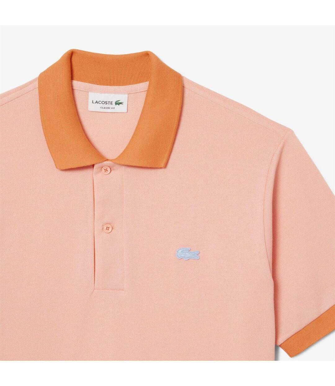 Polo Manches Courtes Homme Rose Lacoste-2