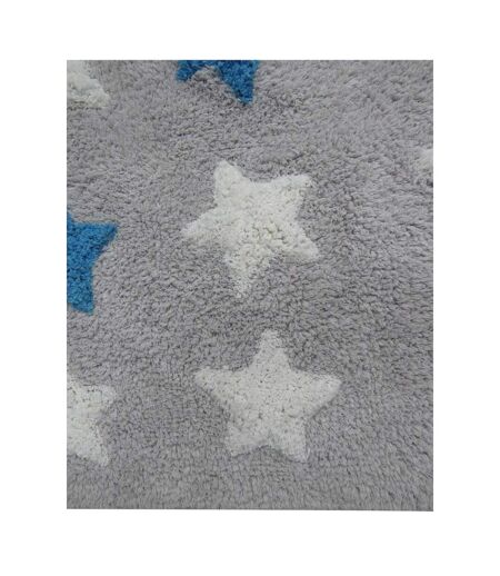 Tapis enfant fait main en coton ETOILE