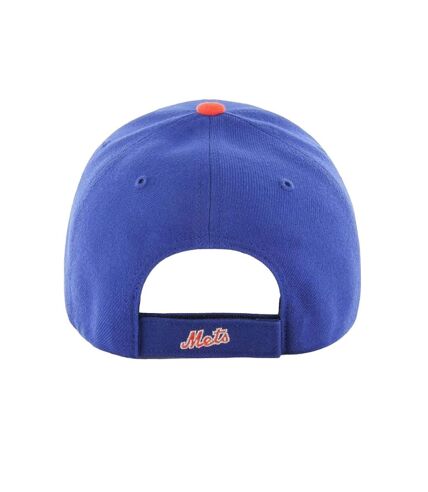47 Unisex Adult New York Mets Baseball Cap (Royal Blue/Orange) - UTBS3692