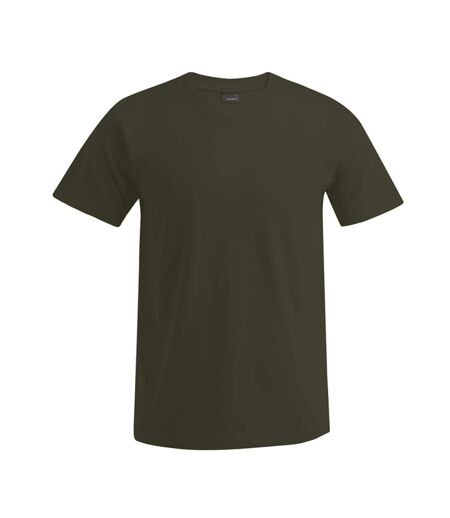 T-shirt Premium Homme Kaki Promodoro