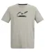 T-shirt Motif/style Paysage Fingal Homme Blanc Cassé Chiné Regatta-1