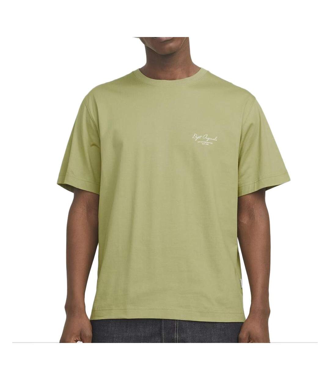 T-shirt vert homme jack & jones rislington - l-1