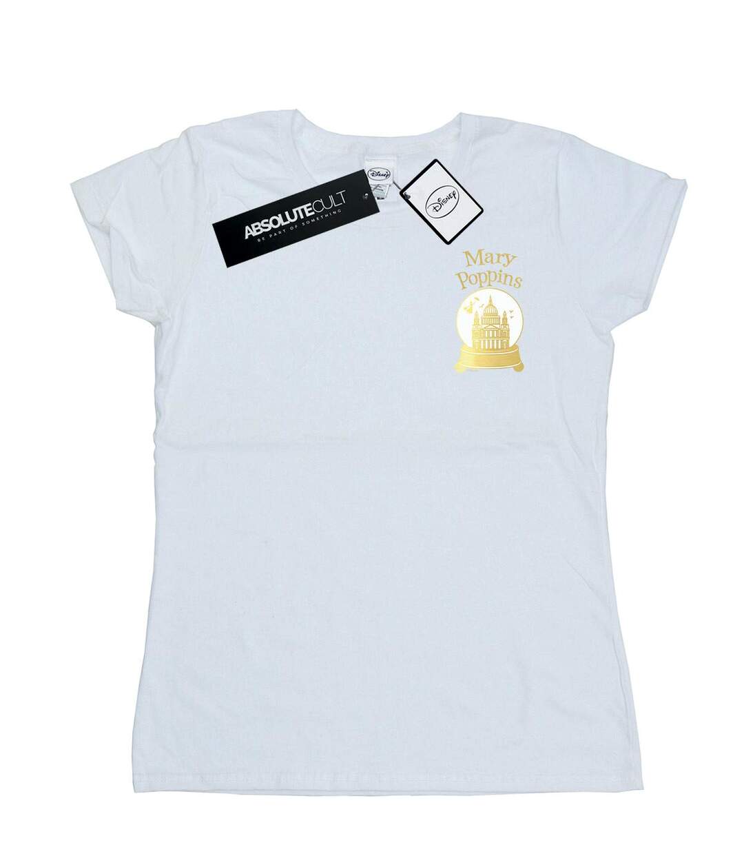 Disney - T-shirt MARY POPPINS SNOWBALL CHEST - Femme (Blanc) - UTBI15119-1