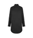 Womens/ladies Relaxed Fit Long-sleeved Shirt Black Boss-1