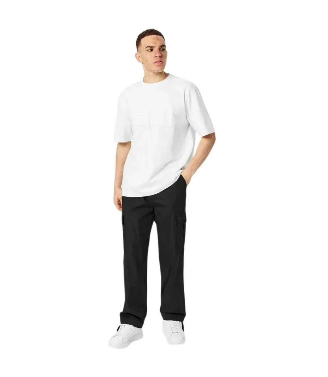 T-shirt Homme Blanc Everlast-1