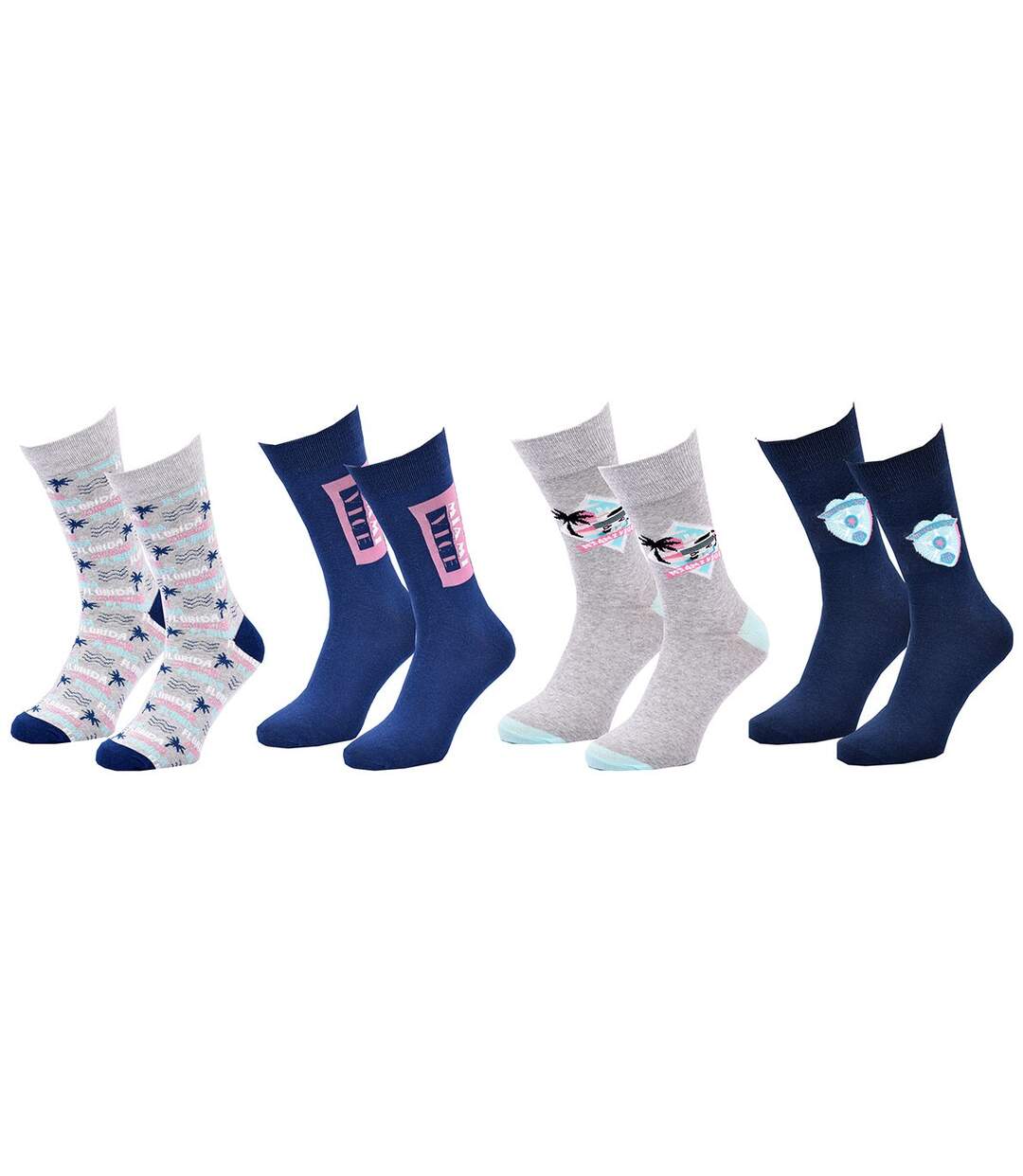 Chaussettes Pack HOMME MIAMI VICE Pack de 4 Paires 1887