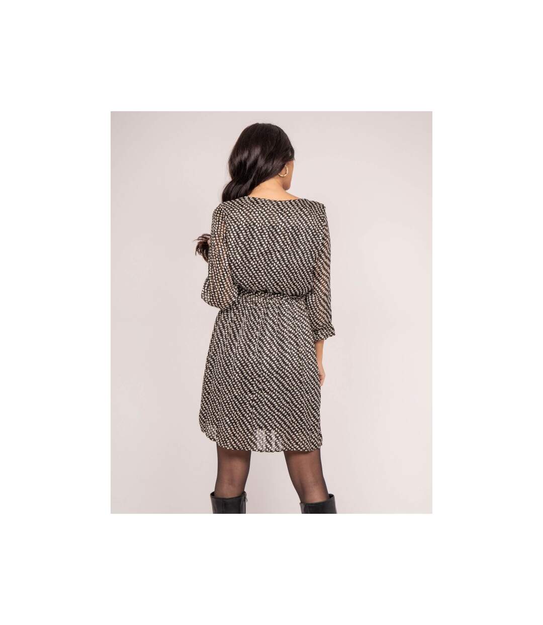 Robe courte motifs IBURN - Dona X Lisa-2