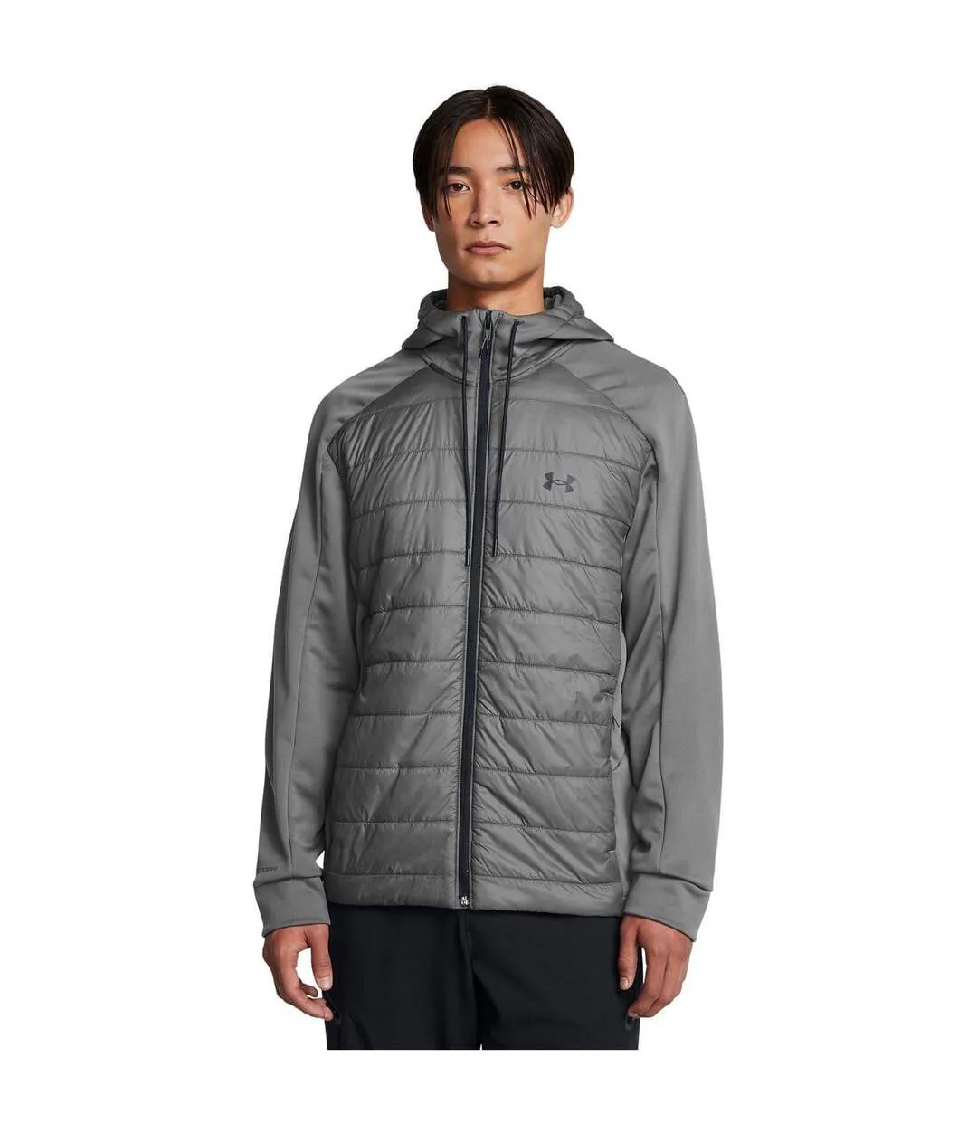 Mens Raglan Hooded Jacket Grey Under Armour-1