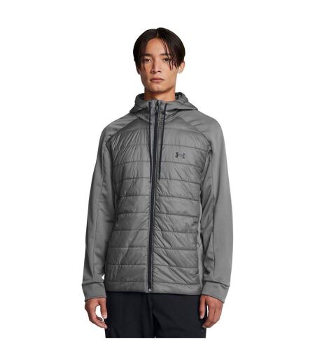 Mens Raglan Hooded Jacket Grey Under Armour