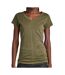 T-shirt kaki femme g-star raw eyben d21314-1