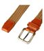 Ceinture marron homme jack & jones woven belt-2