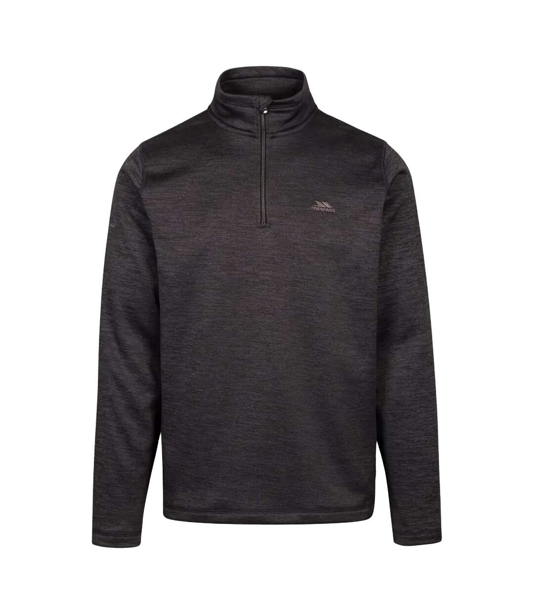 Mens frimley marl at200 fleece jacket black Trespass-1